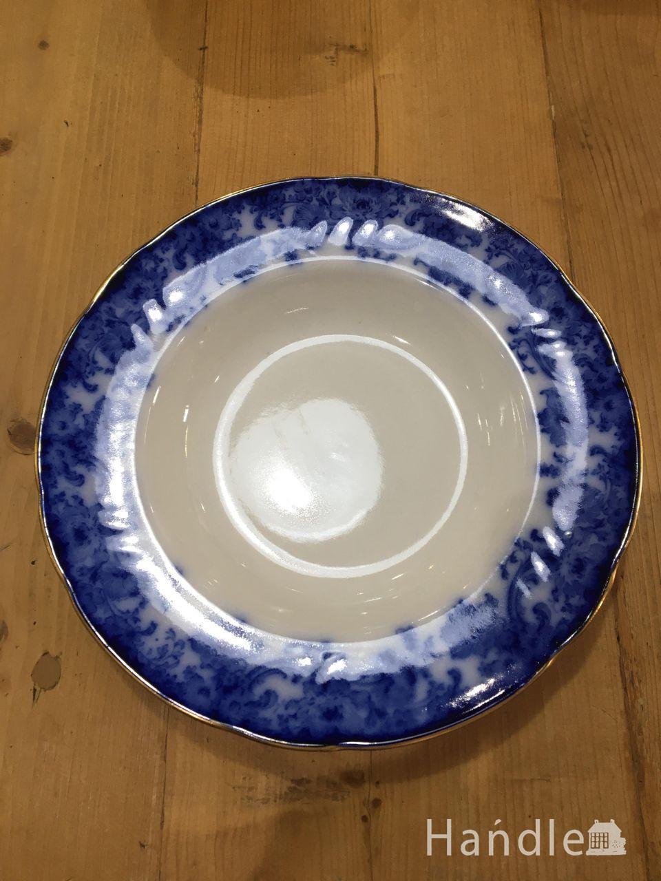 ROYAL DOULTON Flow Blue Soup Plate (m-8324-z)