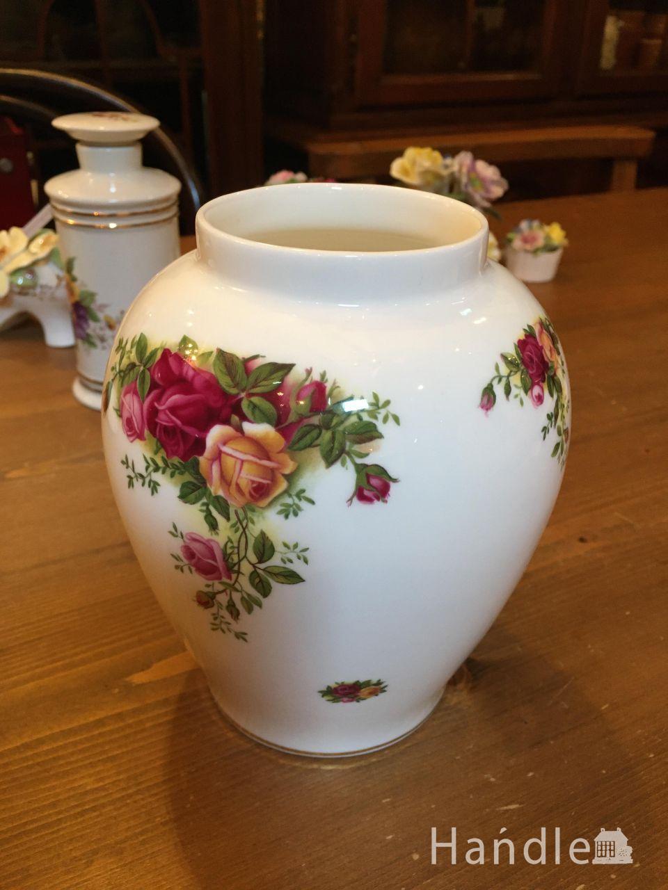 ROYAL　ALBERT Old Country Roses 花瓶　 (h-1255-z)
