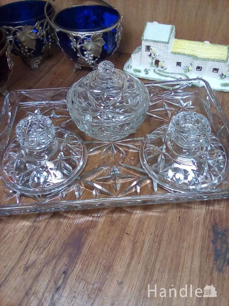 アンティーク グラス ドレッシング セット (m-9743-z)