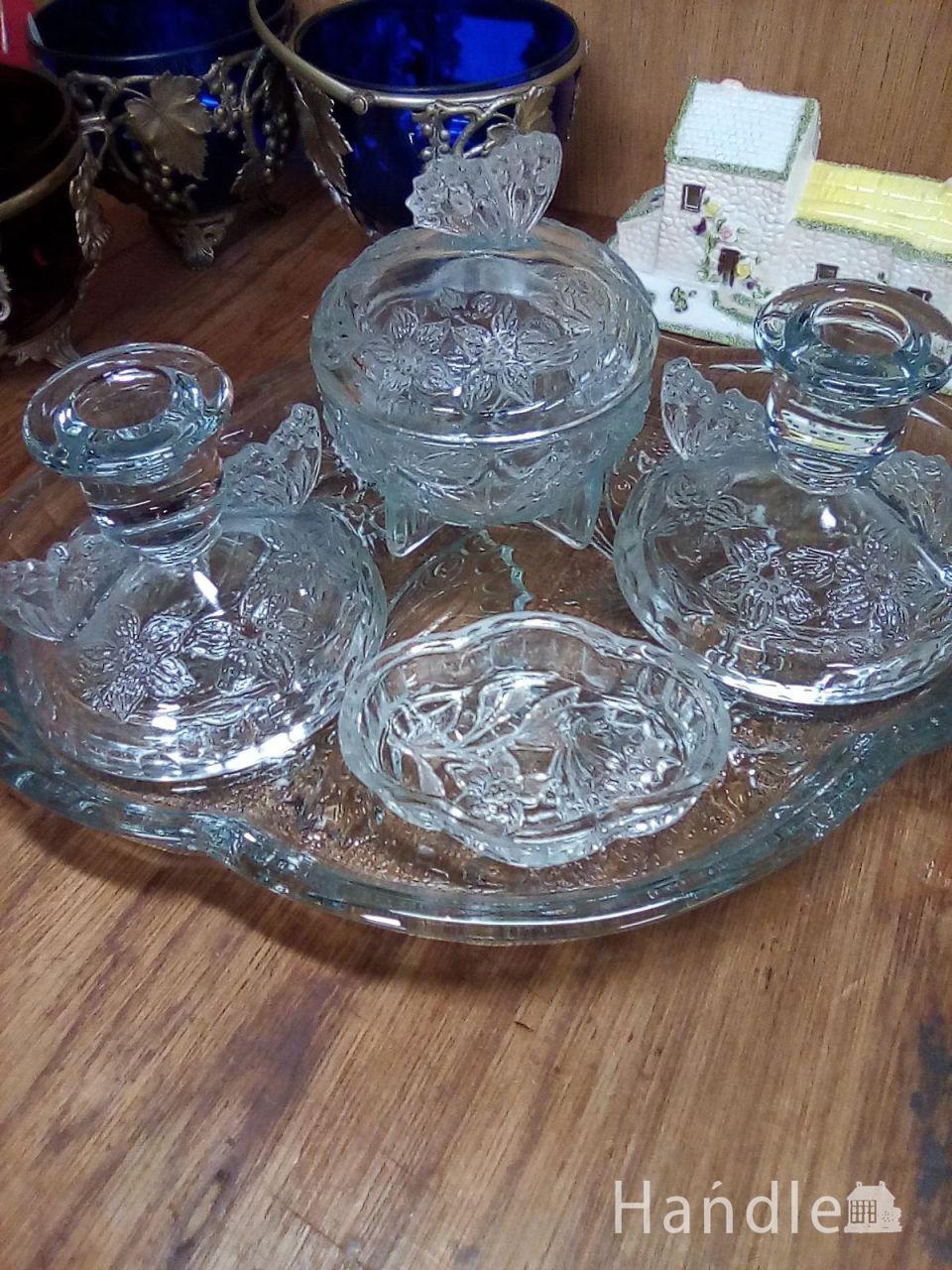 アンティーク グラス ドレッシング セット (m-9737-z)