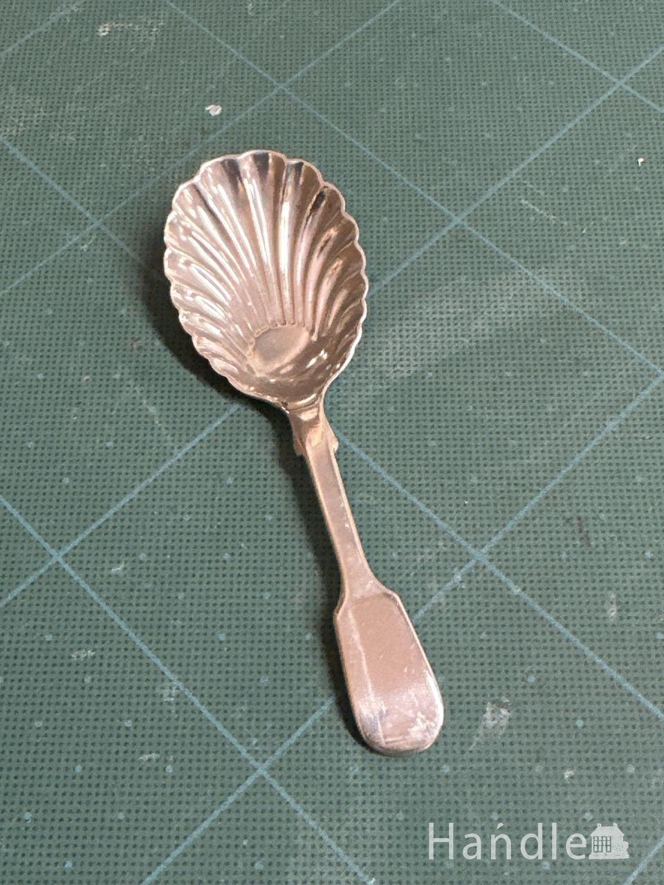 アンティーク　シェル形キャディスプーン