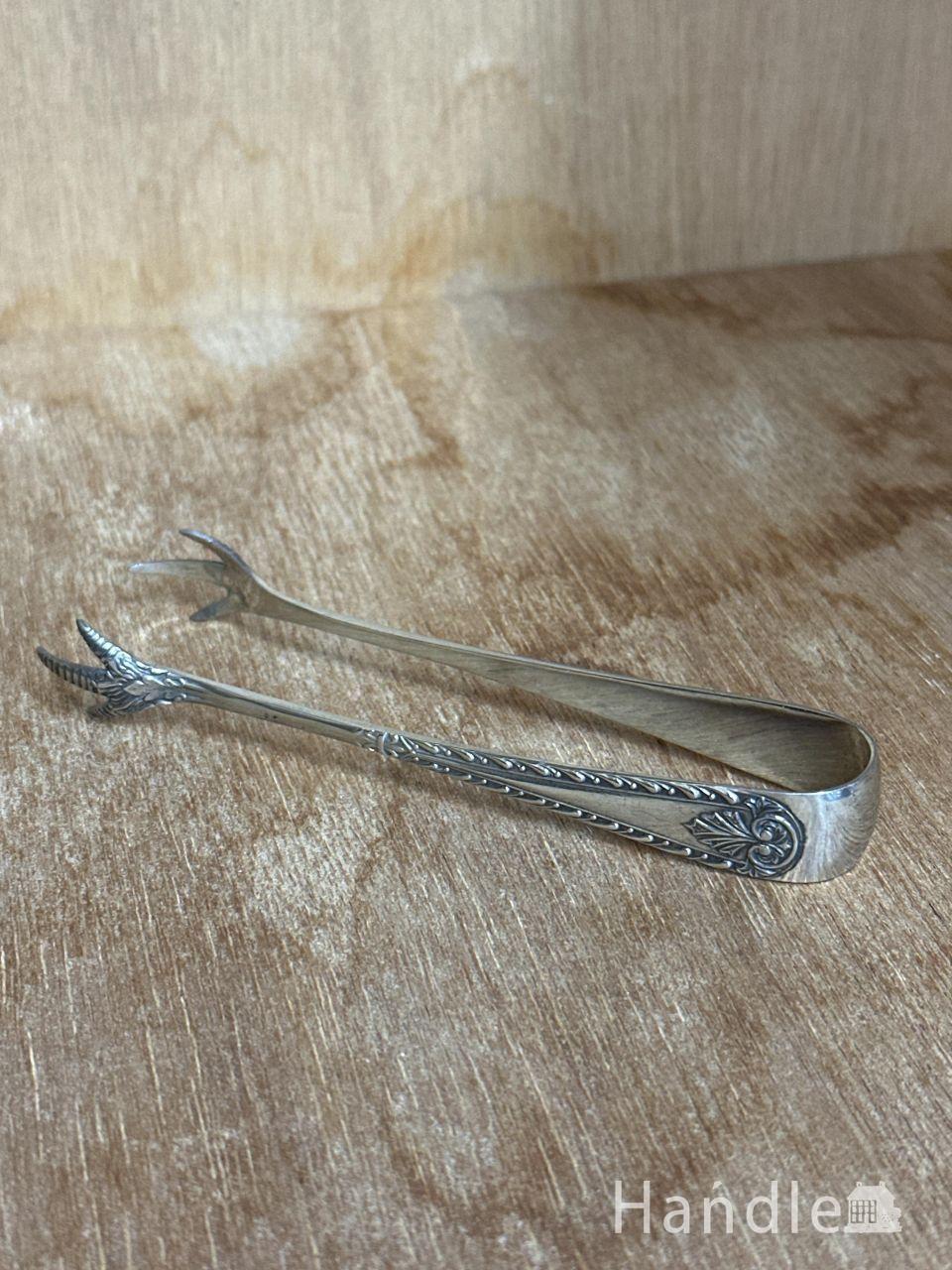 アンティーク　シルバー　シュガートング (m-9874-z)