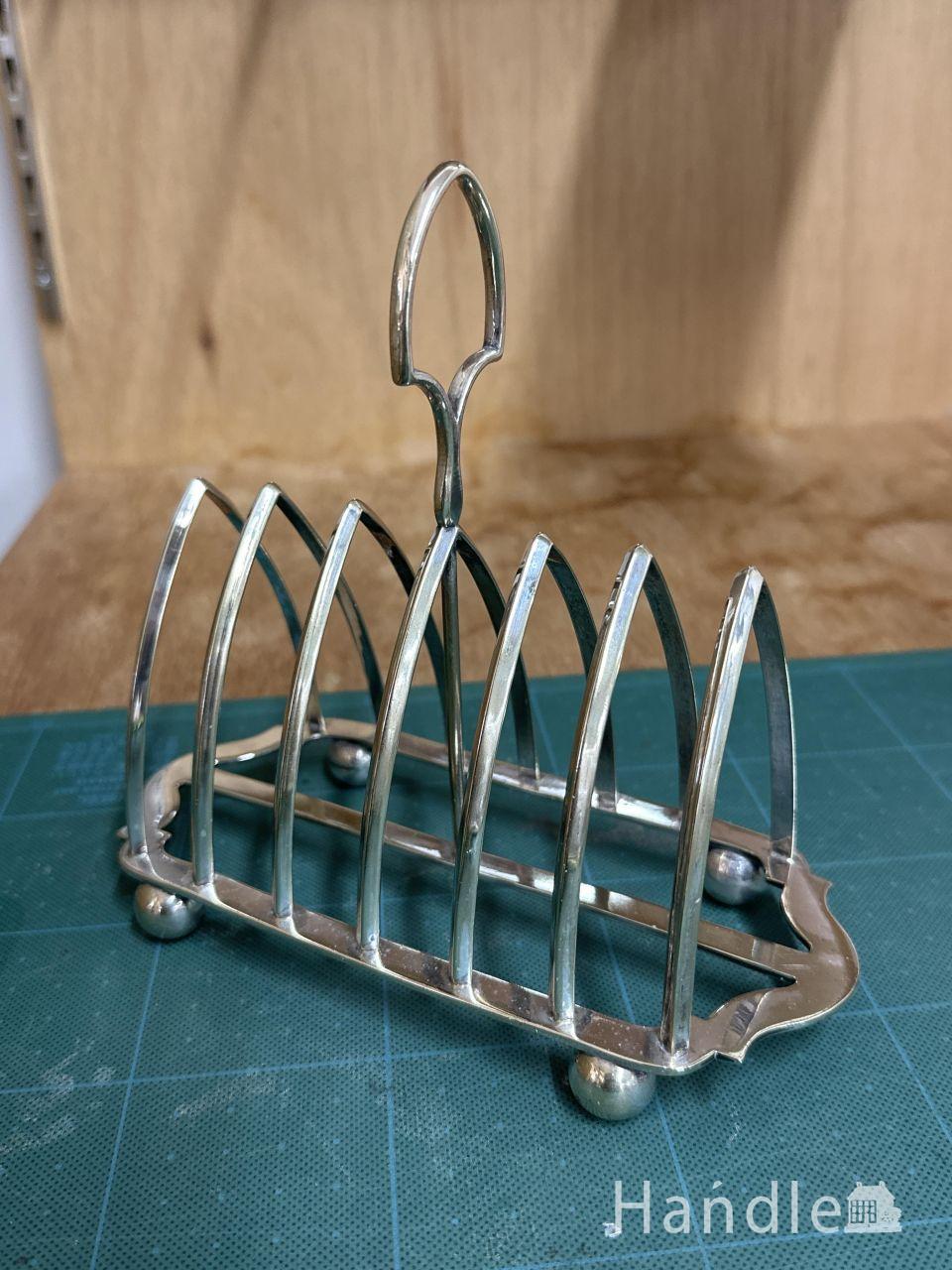 アンティーク シルバープレート トーストスタンド (m-9774-z)