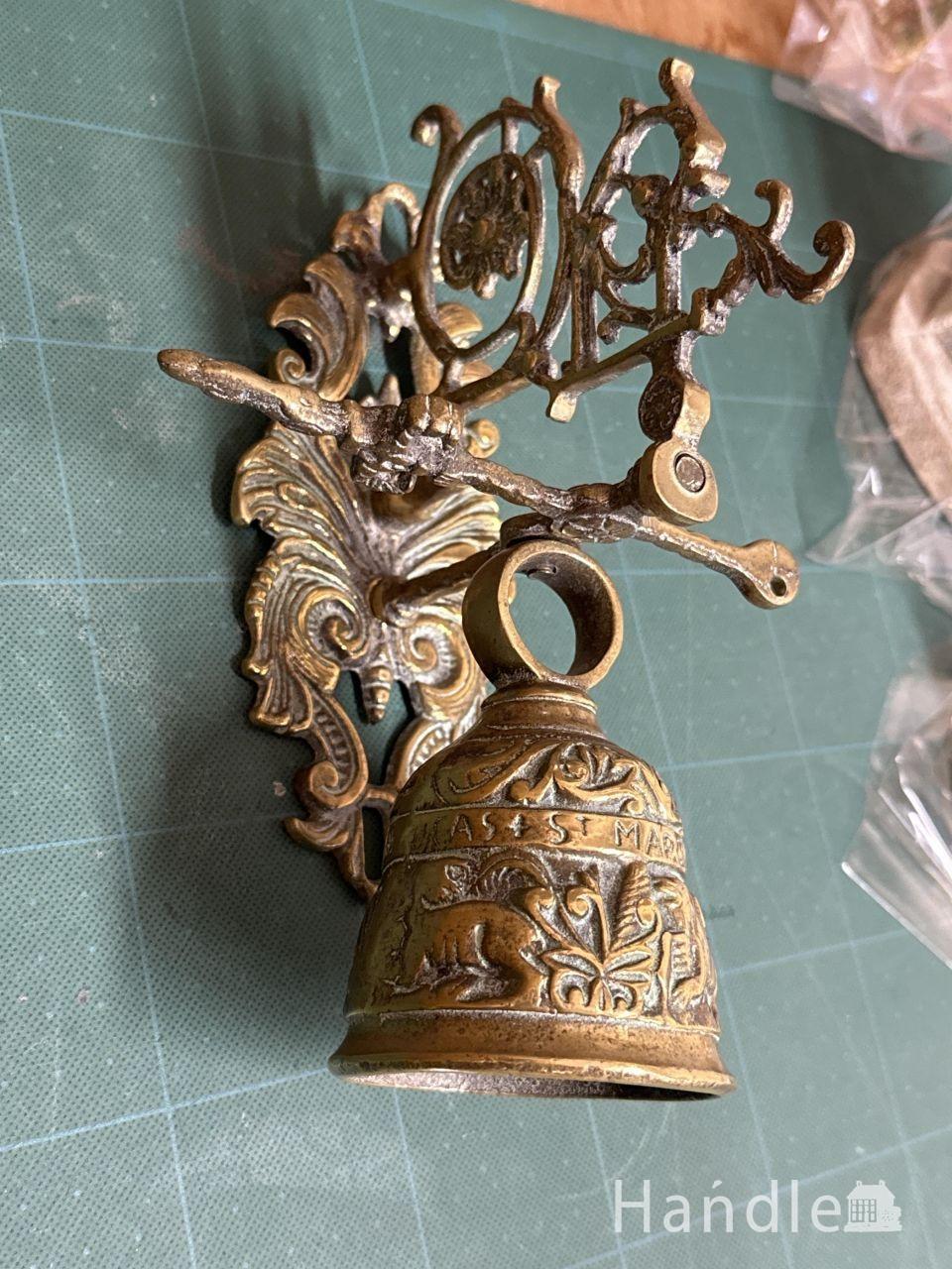 アンティーク ブラス ドア bell (m-9730-z)