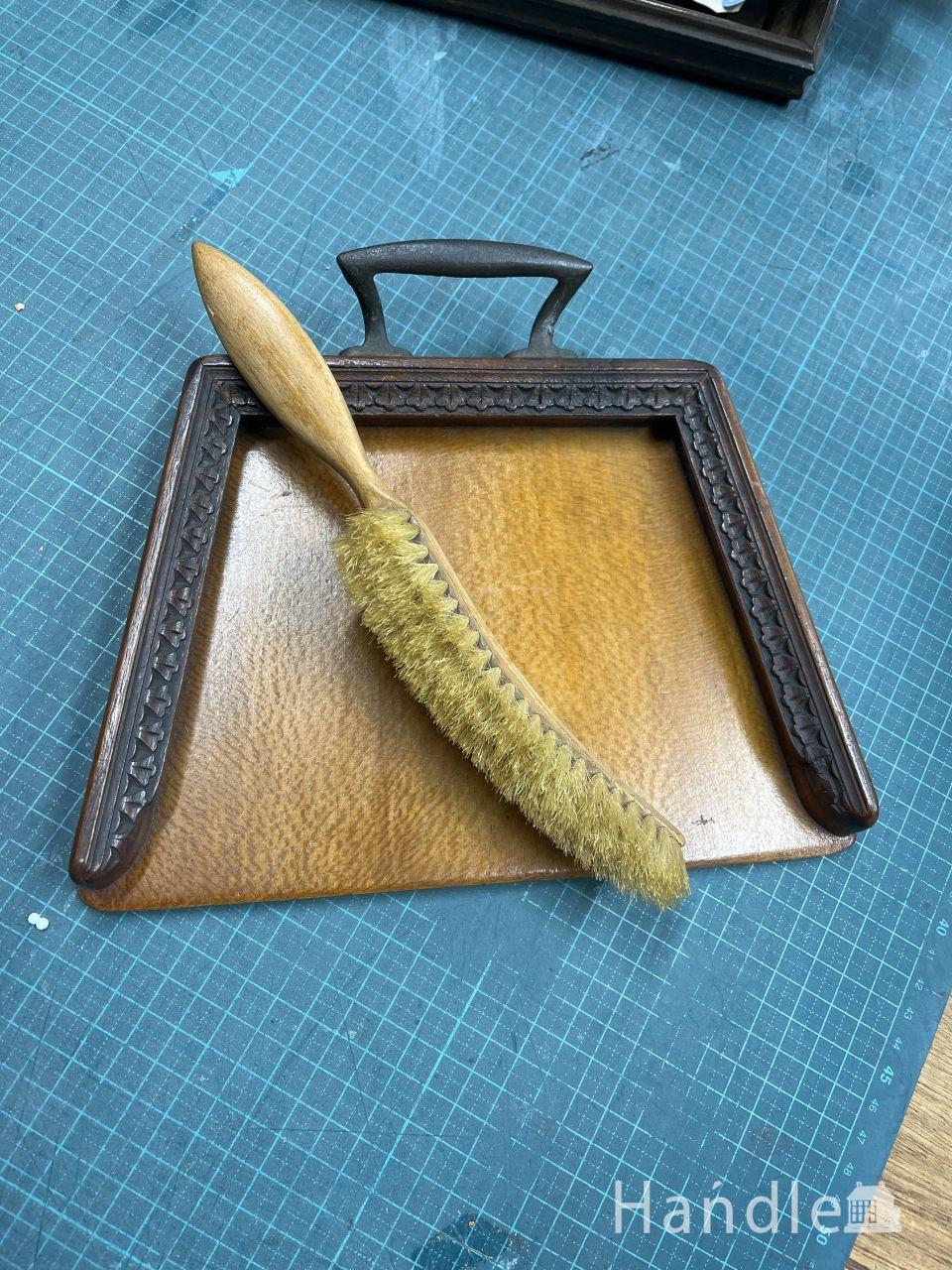アンティーク テーブル Crumb トレイ&brush (m-9750-z)