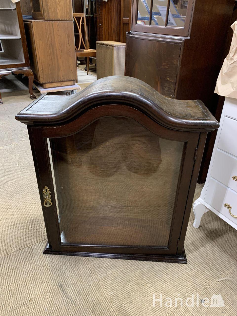 アンティーク ガラスキャビネット (m-1238-f)