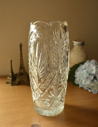 1940年代のアンティーク プレスドグラス (pg-1338)