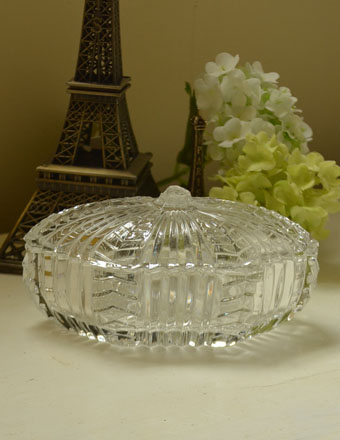 1940年代のアンティーク プレスドグラス (pg-1419)