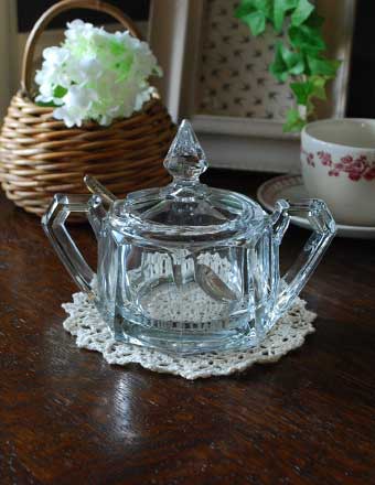 1940年代のアンティーク プレスドグラス (pg-1935)