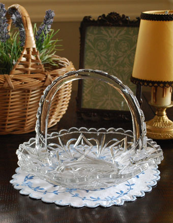 1940年代のアンティーク プレスドグラス (pg-2054)