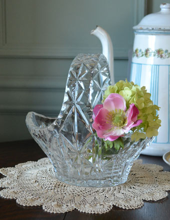 1940年代のアンティーク プレスドグラス (pg-2060)