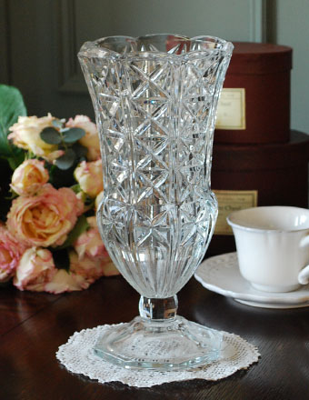 1940年代のアンティーク プレスドグラス (pg-2115)