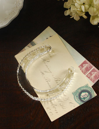 英国から届いたアンティーク雑貨、ガラスのオブジェ (pg-2173)