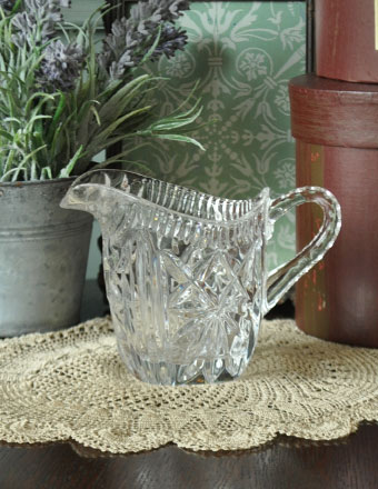 アンティークガラスの食器・英国アンティーク (pg-2195)