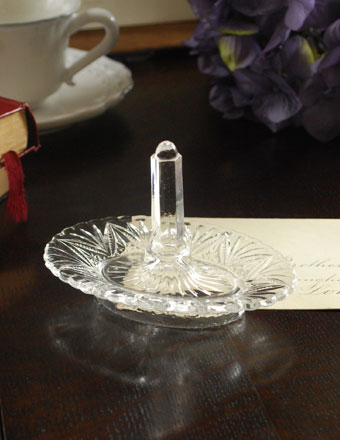 アンティークガラス プレスドグラス　リングスタンド (pg-2296)