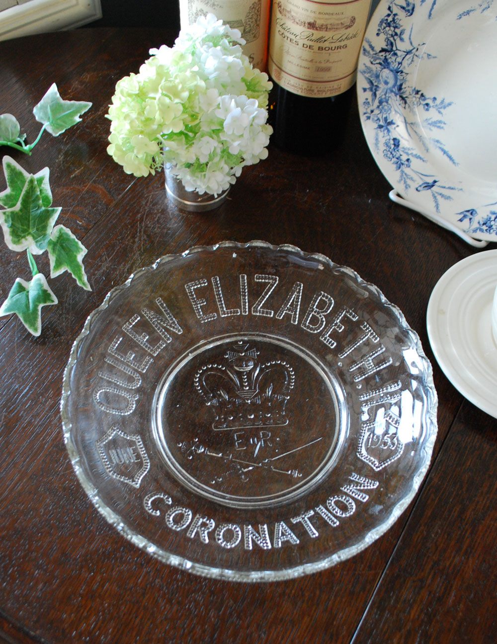 英国王室 エリザベス女王 コロネーション デコラティブ プレート