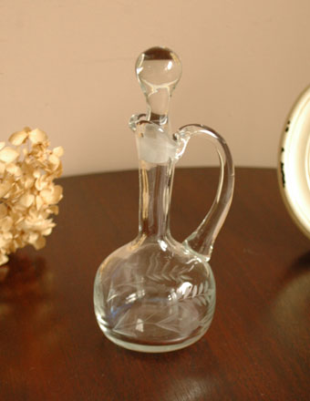 1940年代のアンティークのプレスドグラス (pg-794)