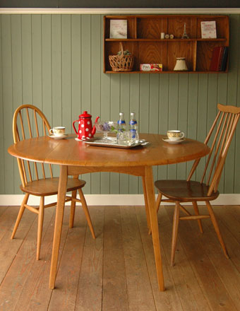 アンティーク  ドロップリーフ テーブル (q-12)