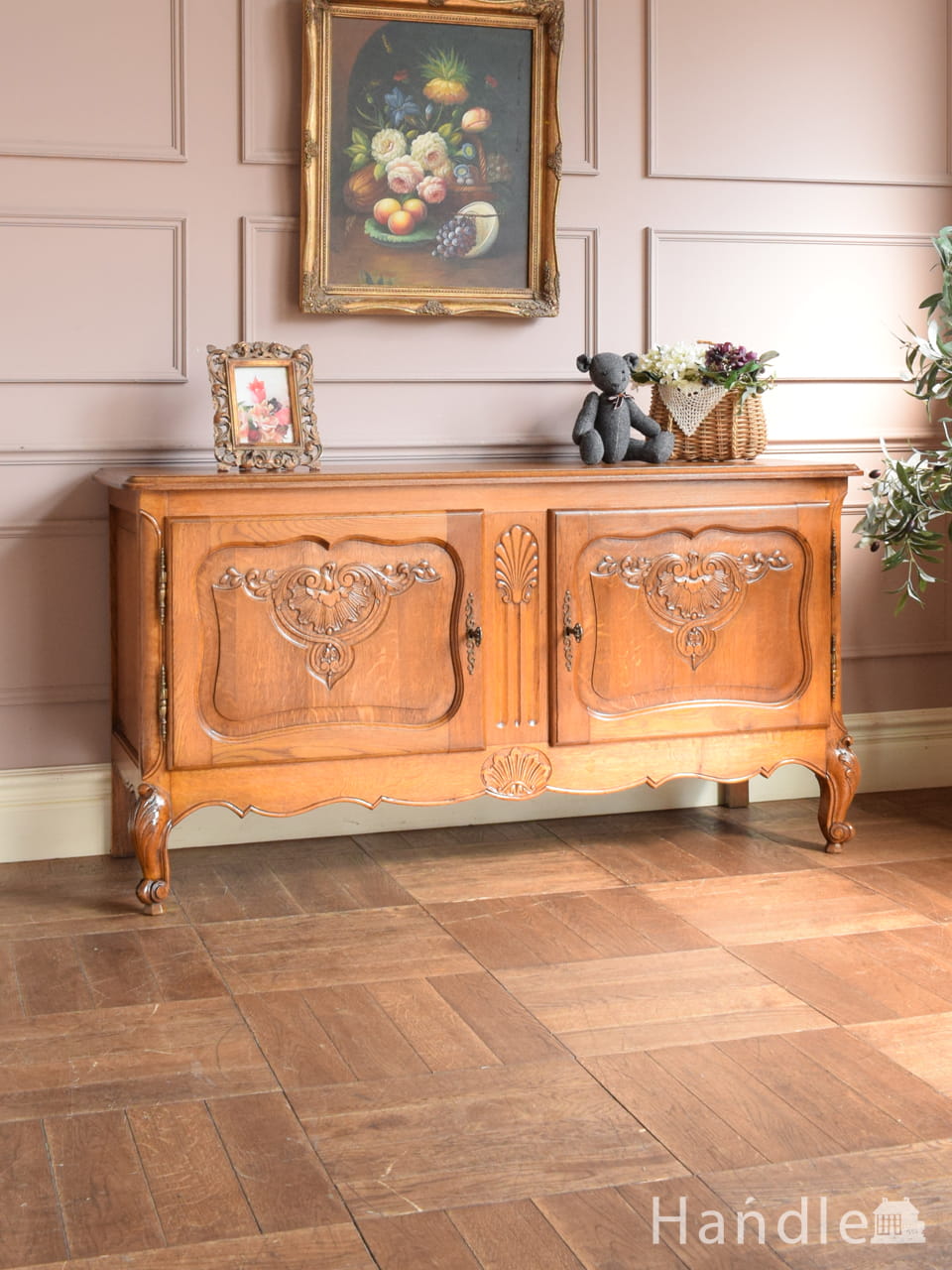 アンティーク　キャビネット (j-3647-f)