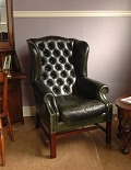 アンティーク　　ウィングバックチェア