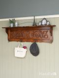 フランスのアンティークウォールシェルフ、優雅な彫のウォールハンガー