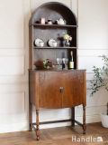 英国アンティークオープンシェルフ、オーク材のウェルッシュドレッサー