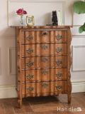 南仏スタイルの美しいアンティーク家具、5段の引き出しが付いたチェスト