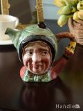 イギリスのビンテージポット、Beswick Pottery、サイリーガンプのティーポット（Sairey Gamp）