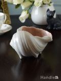 アンティークの貝のオブジェ（sea shell bowl）、プール・ポタリーのTwintone（Peach Bloom & Seagull）