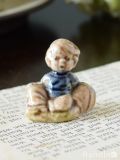 イギリスで見つけたビンテージ陶器、WADE社のWhimsiesシリーズのフィギア（マザーグース）