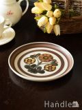 デンビー社（DENBY）のビンテージプレート、メイフラワー（MAYFLOWER）のデザートプレート