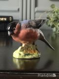 イギリスアンティークのオブジェ、ベスウィック社の小鳥の置物（BESWICK ENGLAND）