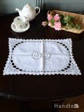 フランスから届いたお花の模様が美しい、アンティークのおしゃれなクロス