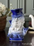 英国バーレイ社(Burleigh)のディケンズキャラクタージャグ、MR MICAWBERのトビージャグ（フローブルー）