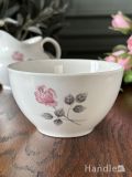 イギリスから届いた薔薇のシュガーボウル、ロイヤルドルトンのPILLAR　ROSE（ピラーローズ)