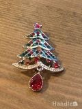 ビンテージクリスマスブローチ