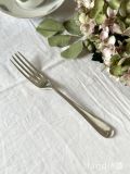 英国ウォーカー＆ホールの最高級フォーク、シルバープレートのアンティークフォーク