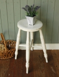アンティーク スツール (白)