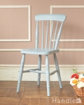海外らしい憧れの可愛いペイントチェア、アンティークのキッチンチェア