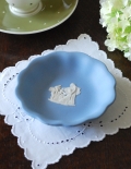 アンティークのジャスパーウェア、ウェッジウッドトレイ（Wedgwood）