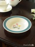 スージークーパー（Susie Cooper）のビンテージ食器、Meadow Sweet(メドウスイート)のスープ皿（19.5cm）