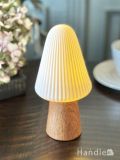 可愛いキノコの形の可愛いミニランタン照明、北欧スタイルのLEDセラミックライト