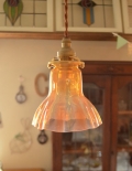 1920年代のアンティーク シェード ペンダントライト（器具セット付き）