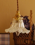 1920年代のアンティーク シェード ペンダントライト（器具セット付き）
