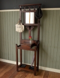 英国ならではのアンティーク家具、ホールスタンド（コート掛け）