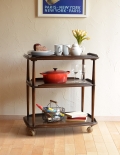 アーコールのヴィンテージ家具、キャスター付きワゴン（トローリー）