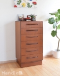 シンプルで使いやすいサイズ感！６段ビンテージのチェスト（G-plan）