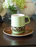 カールトンウェア社(Carlton ware)のアンティーク　カップ＆ソーサー