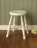 1930年代のアンティーク スツール（ホワイト）