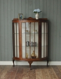1940年代のアンティーク ガラスキャビネット